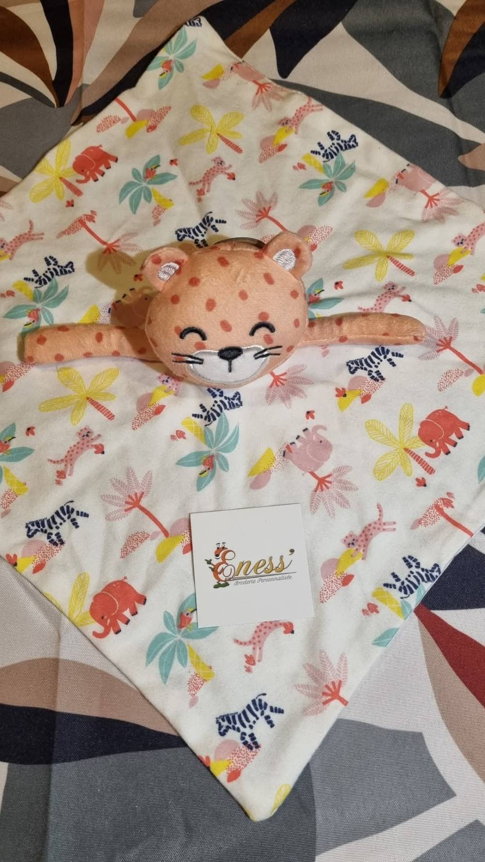 Doudou Léopard personnalisable
