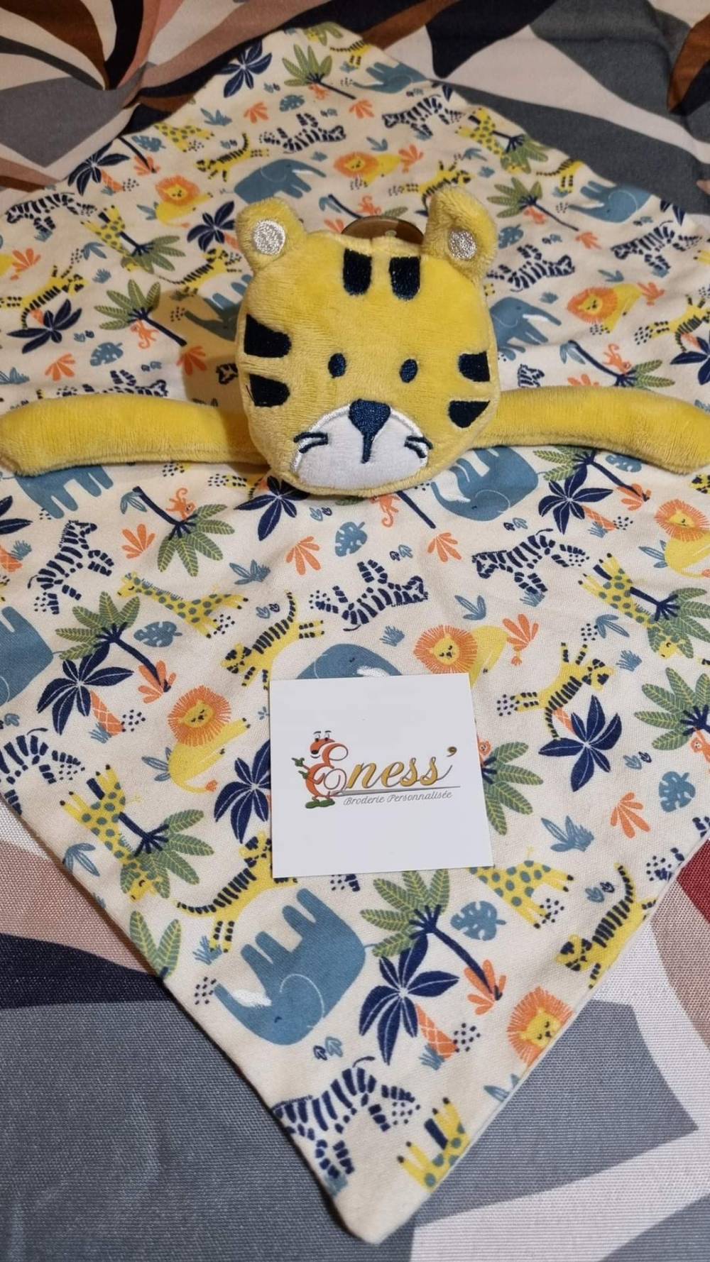 Doudou tigre personnalisable